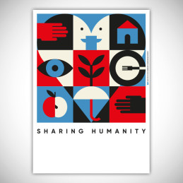 POSTER SHARING HUMANITY - PATCHWORK