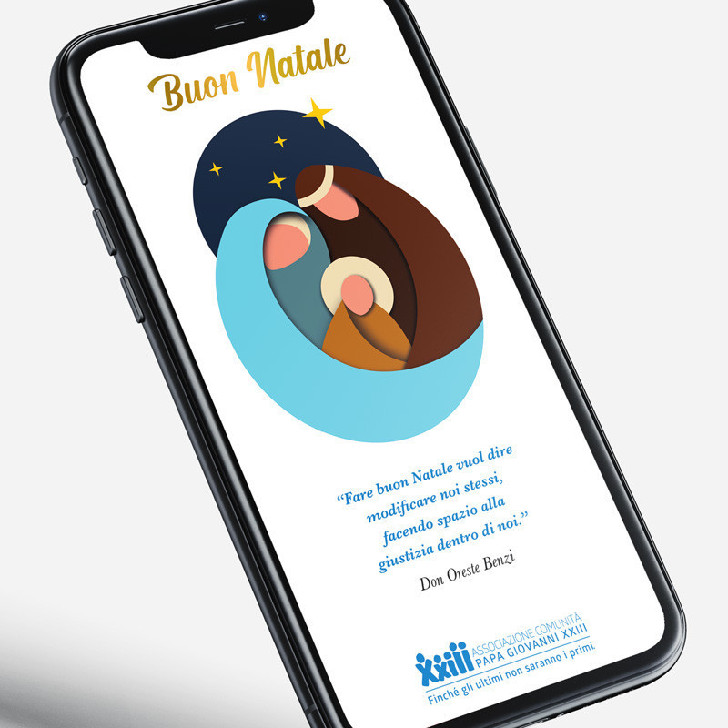 AUGURI DIGITALI "PRESEPE"