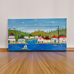 Quadretto Casine - Mare