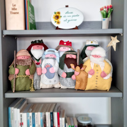 Presepe in feltro